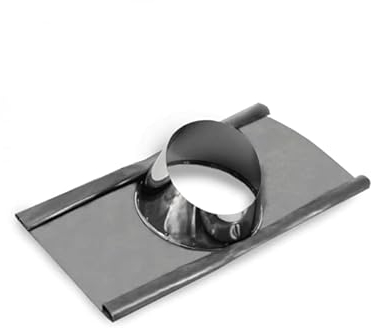 Schornstein Dachdurchführung - Blei | 5-30° | Zubehör für Kamin und Schornstein I ø 220 mm I Dachausstieg I Edelstahlschornstein doppelwandig I Für ein ø 150 mm Rohr I Oskar