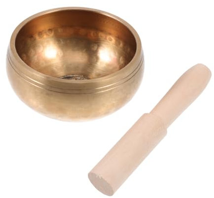 SAFIGLE Kupferschale Für Meditation Mit Klangschalen-set Singende Kupferschale Für Entspannung Meditationsklangschale Klangschalen-set Für Therapeuten Und Schüler