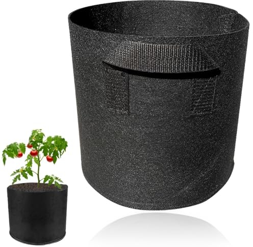 QEDBOJE 1 Pièce Sacs de Plantation Extérieur, Sacs de Plantation pour Tomates, Sacs de Plantation pour Pommes de Terre avec Poignée, pour Plantes, Légumes, Fleurs (7.5 L)