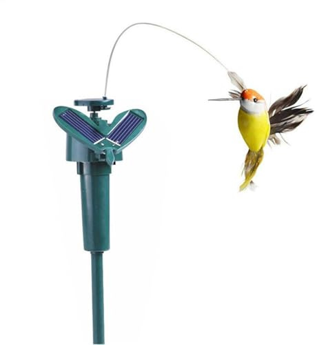 Colibri Solaire De Jardin – Colibri Dansant | Piquets D'oiseaux Flottants À Énergie Solaire, Énergie Solaire Et Batterie Flottant, Jouet Solaire , Oiseau Flottant Oscillant Pour Piquet De Jardi