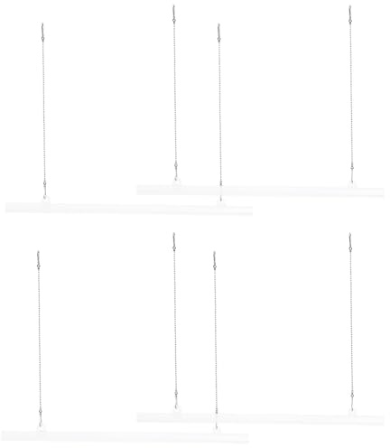 PRETYZOOM Supporto per Poster in PVC 4 Pezzi, Asta per Appendere Poster e Striscioni, per Ufficio, Aula e Ambienti Commerciali Interni ed Esterni