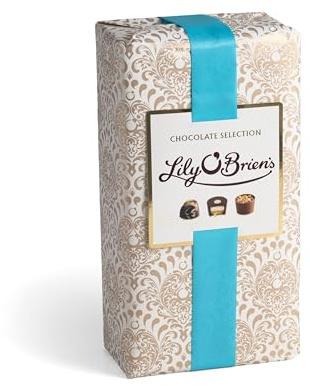 Lily O'Brien's 160g Chocolate Collection - Gift Wrapped Box with 14 Assorted Chocolates from 7 Original Recipes – Gift, Birthday, Thank You