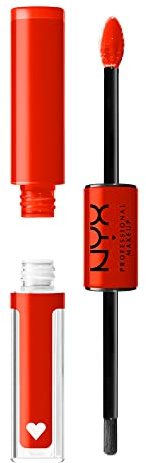 NYX Professional Makeup Lipgloss, Hochpigmentierte und langanhaltende Formel, Nicht abfärbend, Shine Loud, 28 Stay Stuntin
