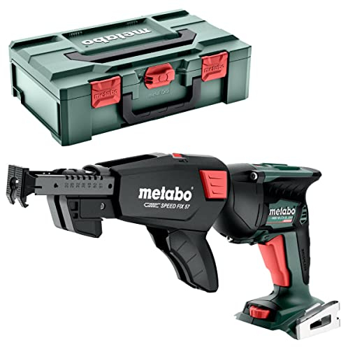 metabo Akku-Holzbauschrauber HBS 18 LTX BL 3000-18 V, 3000 U/min, 10 Nm Drehmoment - Brushless Motor, ergonomisch, leicht, präzise Führung - Ideal für Trockenbau und Holzarbeiten - Inkl. metaBOX
