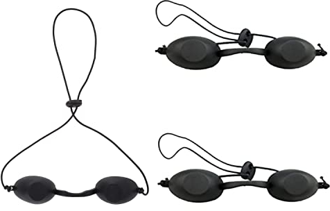UV Schutzbrille,3Stück Laserschutz-brille Schutzbrille der Schönheitsklini Weiche Augenschutz IPL-Augenschilder Zuverlässigen Infrarot Solarium Schutzbrille für Lasertherapie UV-Infrarot Lichttherapie