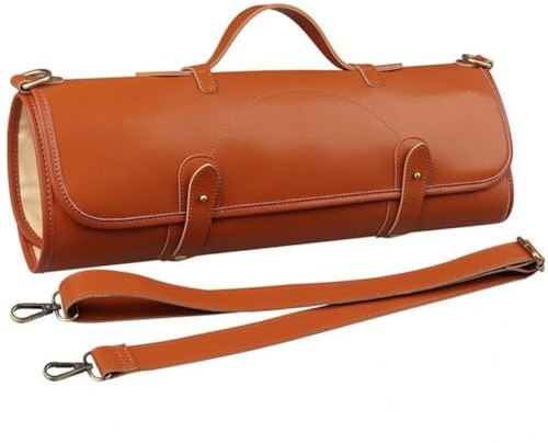Luxylei Kochmesser-rolltasche, Leder-Messer-Tragetasche 10, Multifunktions-Werkzeug-rolltasche Für Küche, Reisen, Camping