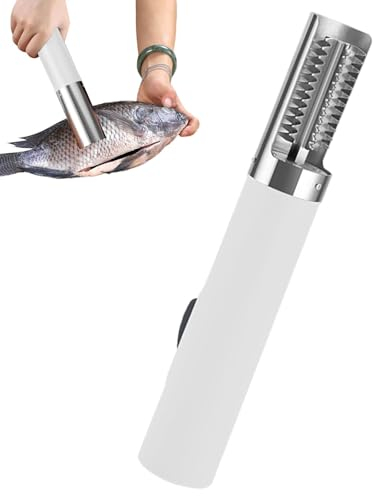 Squamatore elettrico per pesci, dispositivo di rimozione squamatore elettrico,Raschietto per pesce, dispositivo di rimozione Scarper impermeabile 3000mAh - Squamapesci ricaricabile con impugnatura erg