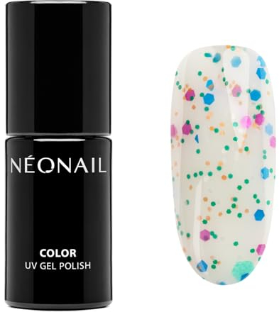 NEONAIL UV Nagellack 7,2 ml - MEHRFARBIG - CHAMPION'S CONFETTI - NEONAIL Farben - UV Lack Glitzer - Gel Nägel - Nageldesign - Shellack
