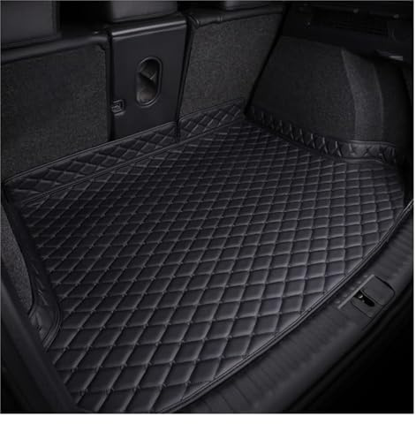 Cubremaletero para R&ENAULT para Scenic III 2009-2016 Alfombrilla De Revestimiento De Maletero Resistente A Los Arañazos Alfombra Antideslizante Impermeable(A-Black)