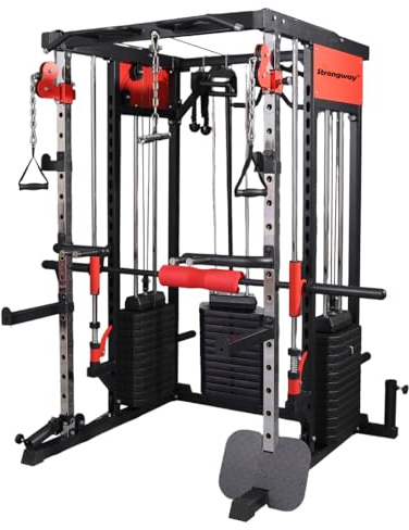 Stongway Multi Gym Smith Machine (265.5KG Weight Stack Included) Home Gym