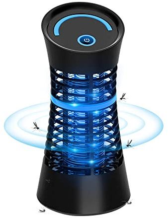 Regevo Elektrischer Insektenvernichter 1000V 4W mit UV-Licht Mückenlampe & Reinigungsbürste - Effektiver Mücken- und Fliegenschutz für Innenbereich: Schlafzimmer, Küche
