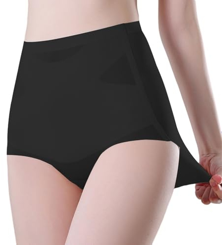 Body Shaper Shorts, hög midja magformare Hög midja bekväma underkläder Body | Issilke Sömlös Andningsbar 4-vägs Stretch Fast Control Magen Formande Trosor för Dating Möten Fester Sammankoms