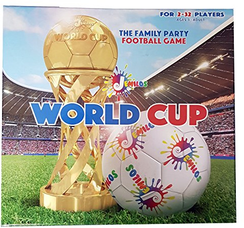 World Cup Football Family Party Board Game, Red,yellow