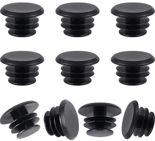 Boao 10 Pieces Handlebar Bar End Plugs Plastic Bike Handlebar Bar End Caps for Road Mountain Bike Most Bicycle