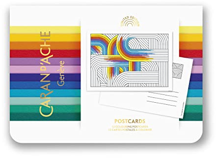 Caran d'Ache Color Treasure Cards (edición limitada) FSC™ / Set de 12 postales