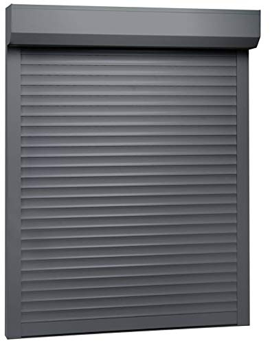 ZEYUAN Tapparella Avvolgibile in Alluminio 140x150 cm Antracite, Robusta Resistente Durevole
