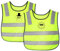 RoxNvm Gilet Alta visibilità, 2 Pezzi Gilet Catarifrangente Uomo, Bambino Gilet Giallo, Giubbotto Catarifrangente Bambino(3-12 Anni), per Andare a Scuola in Bicicletta Sicurezza Stradale (Sole)