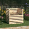 Compostiera 80 x 80 x 78 cm in legno massello di pino Home & Garden prato e giardino compostaggio compostaggio