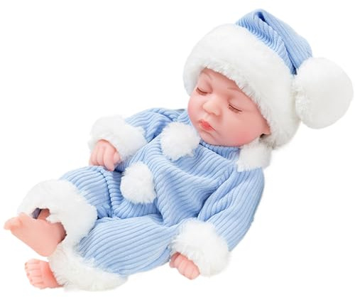 Genérico Muñeca Simulada,30 Cm Muñeco De Consuelo | Juguete De Muñeca Realista - para Coleccionistas Dormitorio Infantil Sala Sofá Cama Cumpleaños Regalo