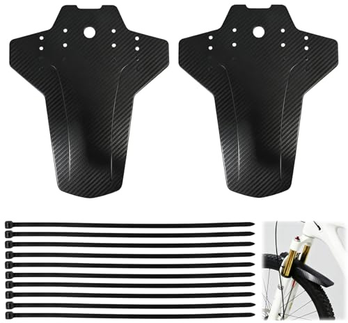 Nexaflow Ensemble de 2 Garde-Boues Avant et Arrière pour VTT, Compatible avec Les Roues de 20, 26, 27, 27.5 et 29 Pouces, Protection Optimale Contre la Boue et Les Éclaboussures, Installation Facile