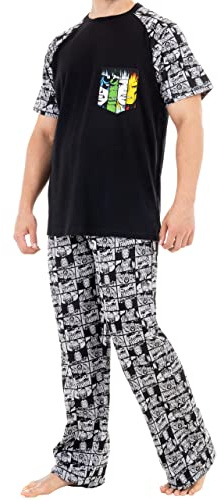Marvel Avengers Mens Avengers Pyjamas , Multicoloured, M