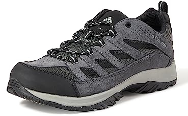 Columbia Crestwood Wanderschuhe für Herren, Schwarz (Shark x Columbia Grey), 42.5 EU