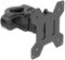 VIVO Steel Universal Bracket Pole Mount with Removable 75mm and 100mm VESA Plate, Fits up to 30 inch Screens, Black, MOUNT-POLE01