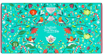 English Tea Shop Organic Advent Calendar Chest - 25 Pyramid Tea Bags