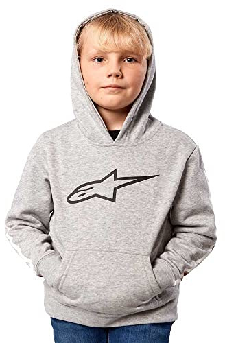 Alpinestars Youth Racey Hoody (Medium) (Grey Heather)