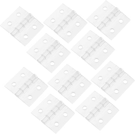 Gadpiparty 30pièces Charnières Acryliques Transparentes Pour Boîtes à Bijoux Accessoires De Et