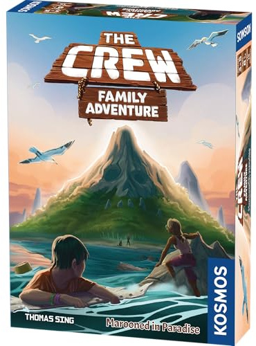 Thames & Kosmos The Crew: Marooned in Paradise Card Game | Cooperative Adventure for Adults & Kids | 3–5 Players + 2-Player Variant | Ages 8+ | Strategic Storytelling | Family Game Night