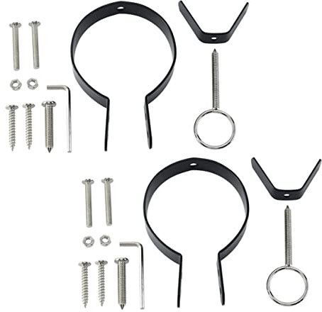 2 Sets Iron Ham Holder Parts for Stable Practical Storage
