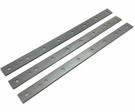 3 pièces 12-1/2 lames de rabot à bois for DW734 for remplacer DW7342 rabot à rabot - Double tranchant