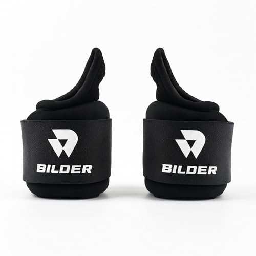 BILDER - 2 Polsini Palestra 2 Kg con Foro per Pollice e Chiusura Regolabile - Polsiere Pesi Palestra in Tessuto Tecnico per Allenamento a Casa e Fuori, Adatti ad Allenamento Cardio e Funzionale