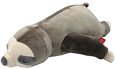 UNUS Faultier Kuscheltier Kissen, 30 cm, Grau, Kuschelkissen, Reisekissen Kinder weich und flauschig