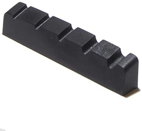 Bass guitar nut 5 string 45mm x 6mm black graphite compound