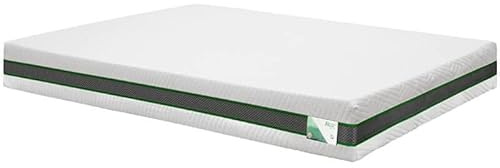 Aznar Colchón de látex 100% Pardo Alcor 22 cm Suave y Agradable - 90x190 cm