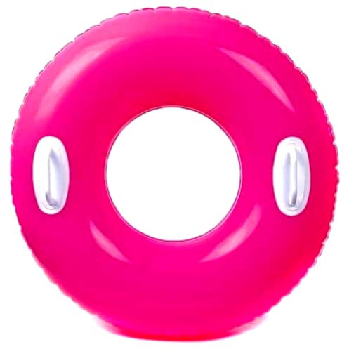 NARAMAKI® Bouée de sauvetage 76 cm avec poignées couleurs assorties 8 + – Accessoires de mer pour piscine