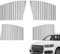 Generisch Magnetische Sonnenschutzrollos für Autofenster, Vorhang für Autoseitenfenster - 4 Stück magnetischer Sonnenschutz für Seitenfenster von Autos - Sommerliche Auto-Fenstervorhänge blockieren
