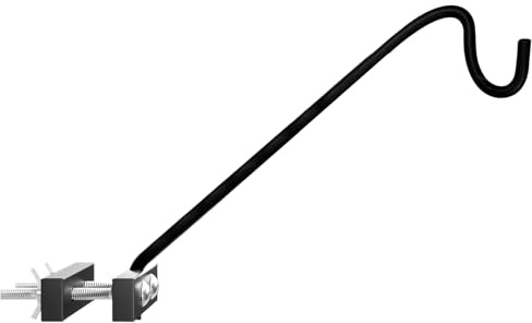 Gancio di alimentatore girevole - da binnone, gancio di piante da ponte | Braccio di montaggio multifunzionale costruito per supportare cestini sospesi, mangiatoie per uccelli con stabilità per i