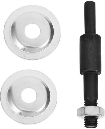 Ipetboom Adaptador para Disco Abrasivo de Metal para Taladro Eje Sólido de 8 MM 2 Juegos de Accesorios para Esmerilado y Pulido Compatible con Herramientas Eléctricas Uso Doméstico y