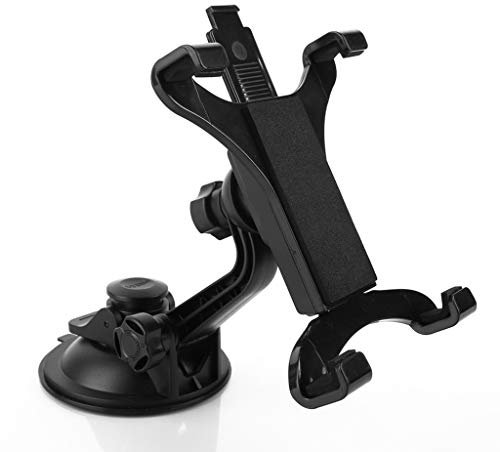 Mya Support Tablette Voiture Pare Brise,Support Tablette Voiture Universel pour 7-11Pouces,360 Degrés Support Tablette Voiture Réglable