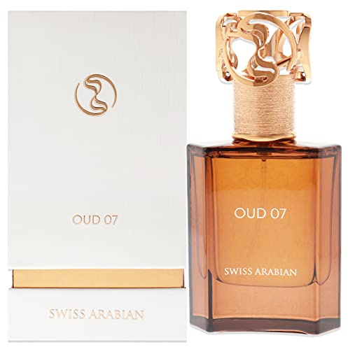 Swiss Arabian Oud 07 - Luxury Products From Dubai - Long Lasting, Addictive Personal EDP Spray Fragrance - Seductive Signature Aroma - 1.7 Oz