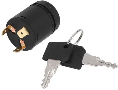Interrupteur D'allumage avec clé, Interrupteur D'allumage à clé Universel pour Voiture, Camion, Tracteur, Remorque, Chariot élévateur et Plus