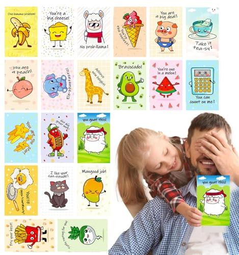 Générique Cartes Postales pour | 20 Cartes Postales avec Personnages de Dessins Animés,Idées Cadeaux Amusants pour Anniversaires, Fêtes, Amis, Élèves et Enseignants