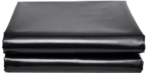 40 Ft X40 Ft HDPE Pond Liner Reinforced Large Enhanced 5-Layer Structure UV Resistant Pond HDPE Liner for Natural Looking Ponds, Waterfall, Koi Pondsand Water Garden Durable Fish Safe 0.3mm Thickness