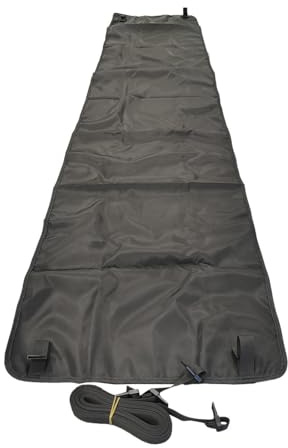 Ronyme Pont de lit, connecteur de lit Double à lit Size, réglable et Robuste, avec Sangle de Drap, connecteur de Matelas pour Locations de Vacances, Noir