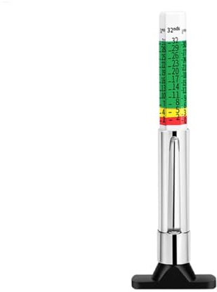 Ludom Medidor de Profundidad de la Banda de Rodadura de neumáticos para una verificación precisa del Estado de los neumáticos (Multicolor)