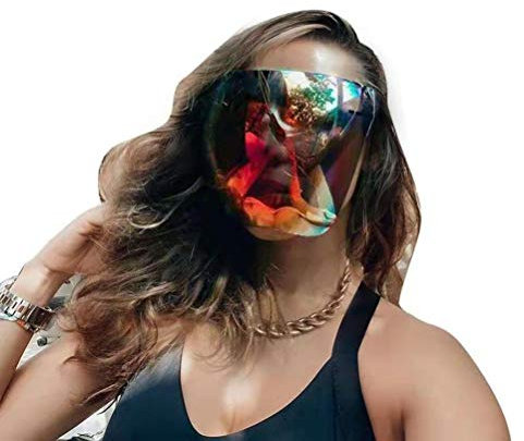 Lseqow Anti-Fog Sunglasses, Full Face Protection Visor Goggles, UV400, Reusable