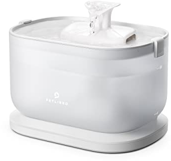 PETLIBRO Katzenbrunnen Trinkbrunnen für Katze mit Pumpe Kabellos, Dockstream Katzen Trinkbrunnen für Hunde, Einfache Reinigung, 23dB Ultraleise, Zwei Trinkmodi, BPA-frei, 2,5L Katzentrinkbrunnen